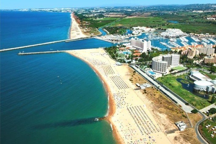 Air view of Vilamoura city