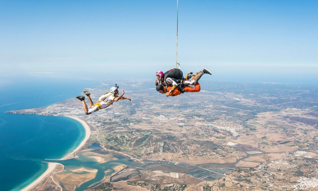 Skydiving in the Algarve