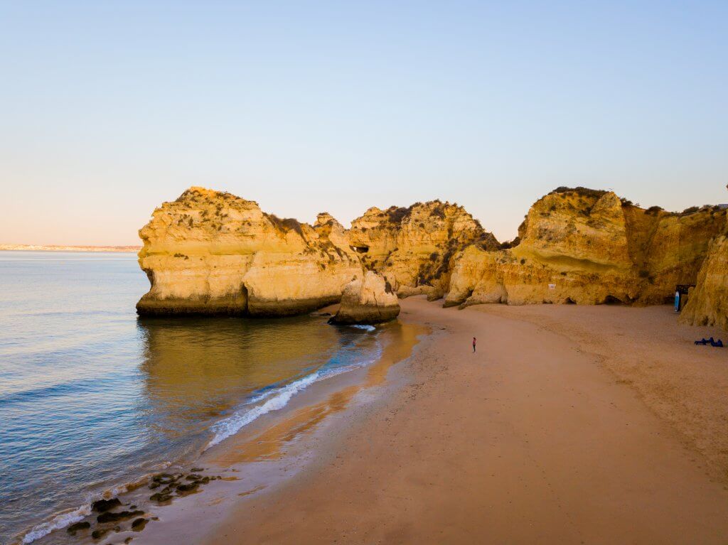 Algarve empty beach
