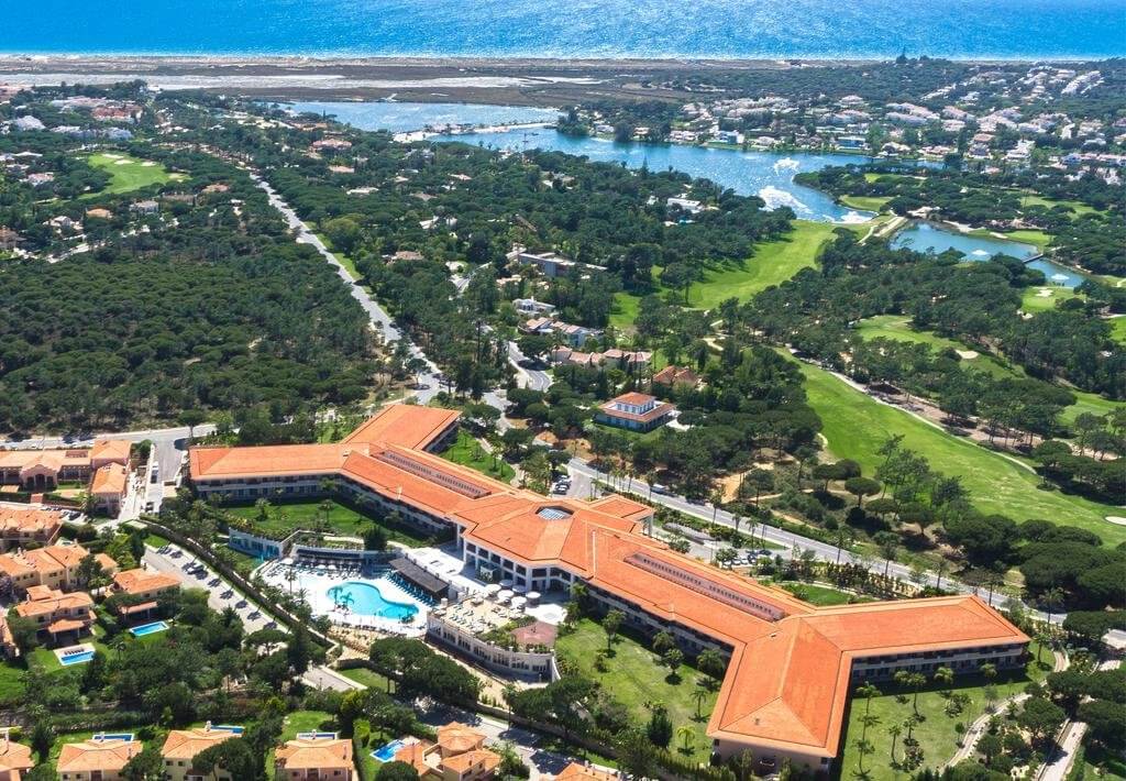 Aerial view of the Wyndham Grand Algarve